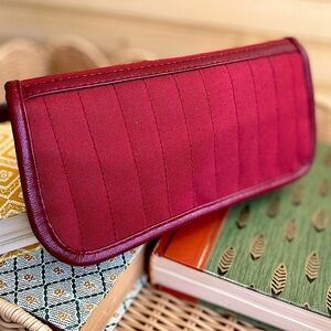 Vintage Red Sears Wallet Clutch